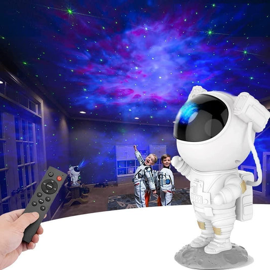 Astronaut Galaxy Projector - 360 Magnetic Head Rotation, Remote Control - Gifts4All