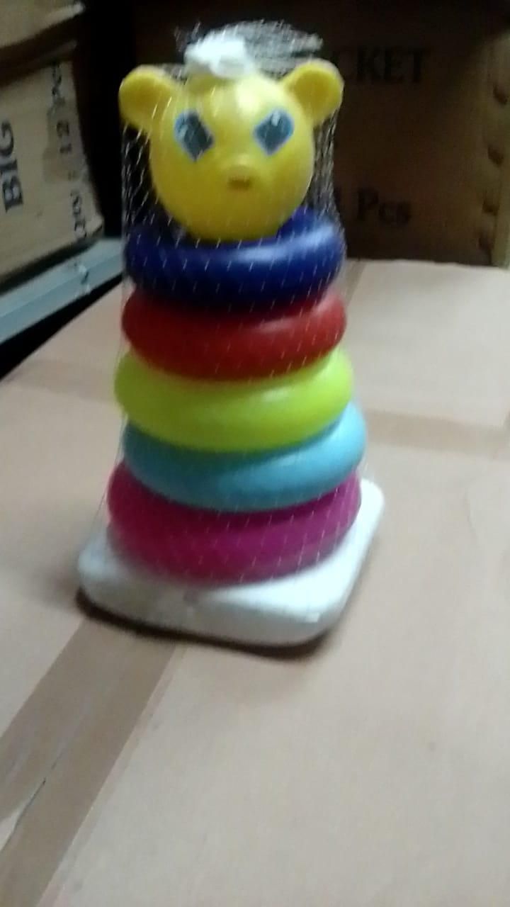 Junior Smiley Stacking Multicolour 5 Rings for Toddlers - Gifts4All