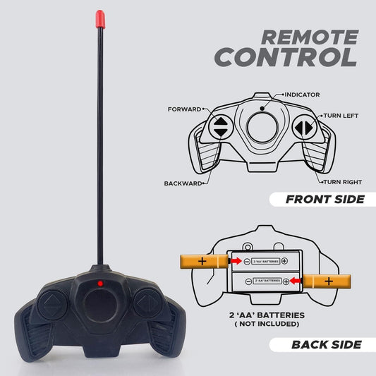 NHR Chargeable 3D Remote ( Assorted Colors )Control Lighting Famous Car for Kids - Gifts4All