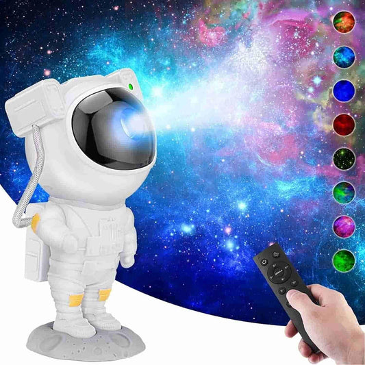Astronaut Galaxy Projector - 360 Magnetic Head Rotation, Remote Control - Gifts4All