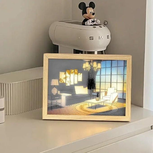 Sunset LED Night Light Painting Decoration - Gifts4All