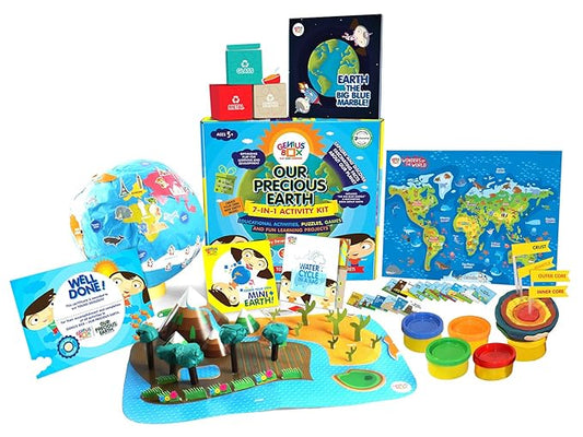 Genius Box - Play some Learning Toys for Children : Magical Planet Earth Educational Toys/Learning Kits/Educational Kits/STEAM - Gifts4All