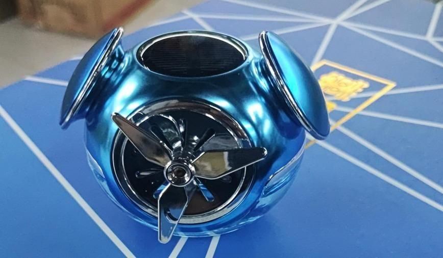 Powered Liquid Car Perfume - Auto Rotation Fan for Car Dashboard - Gifts4All
