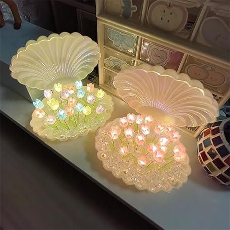 Tulip Night Light Flower Lamp Shell Light - Gifts4All