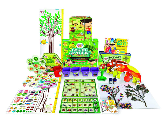 Genius Box Learning STEM Toy for 5+ Year Age: Garden Adventure DIY,Activity Kit, Learning Kit, Educational Kit 30 Activity Kit - Gifts4All