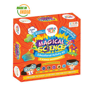 Genius Box - Play some Learning 3 in 1 Activity S.T.E.M Learning Kit for Children Age 7+ : Magical Science Activity Kit