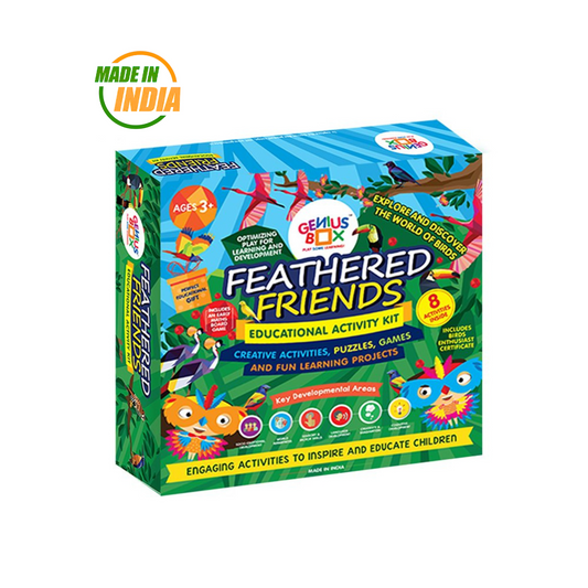 Genius Box Educational Toy for 3 Years and Up: Feathered Friends DIY, Activity Kit, Learning Kit, Educational Kit, STEM Toy