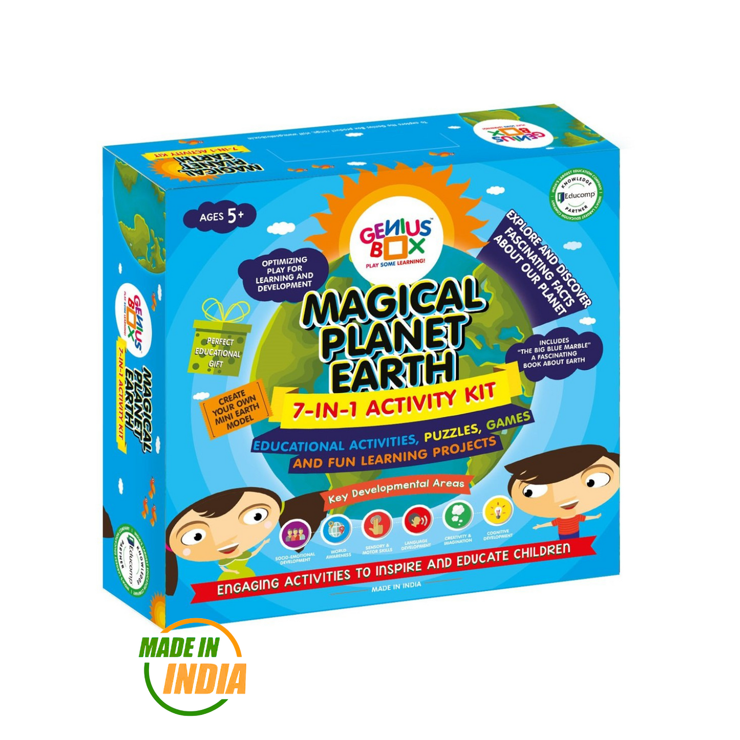 Genius Box - Play some Learning Toys for Children : Magical Planet Earth Educational Toys/Learning Kits/Educational Kits/STEAM - Gifts4All