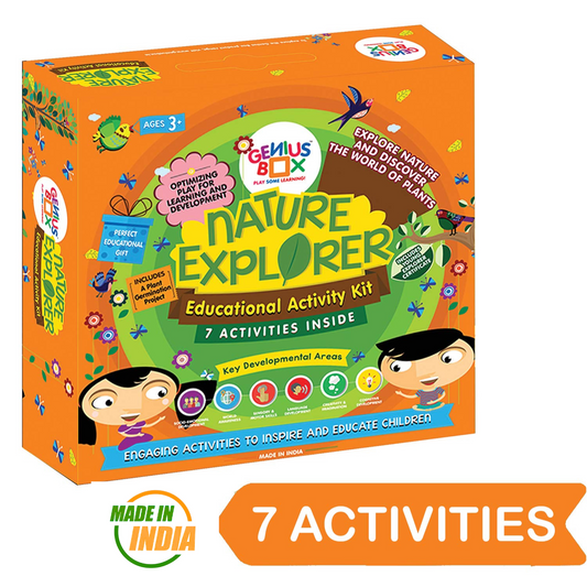 Genius Box - Play Some Learning Activity Kit For 3+ Year Age: Nature Explorer Diy, Educational Toy, Learning Kit, Educational Kit, Stem Toy