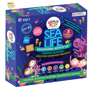 Genius Box - Play some Learning Educational Toy for 5+ Year Age: Sea Life DIY,Activity Kit, Learning Kit, Educational Kit, STEM Toy