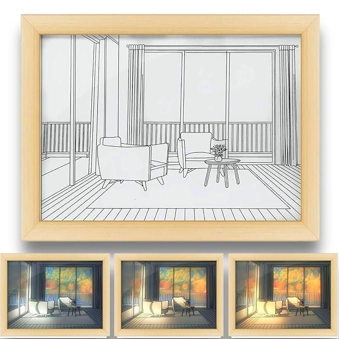 Sunset LED Night Light Painting Decoration - Gifts4All