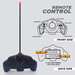 NHR Chargeable 3D Remote ( Assorted Colors )Control Lighting Famous Car for Kids