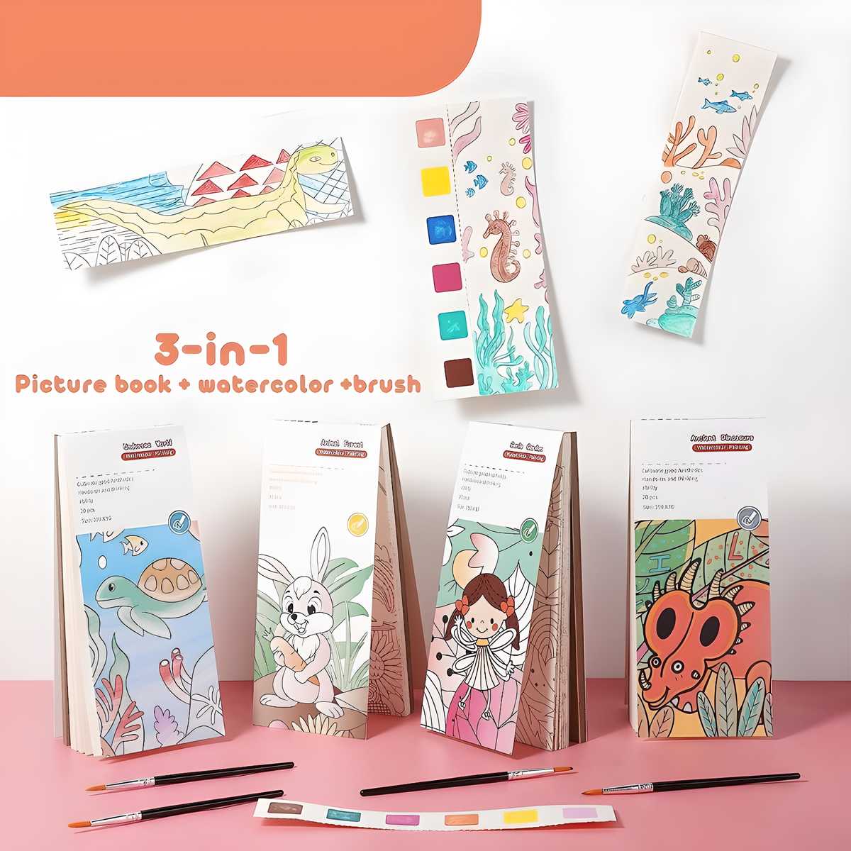 Pocket Watercolour Painting Book - Gifts4All