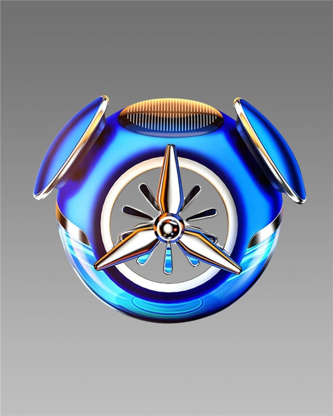 Powered Liquid Car Perfume - Auto Rotation Fan for Car Dashboard