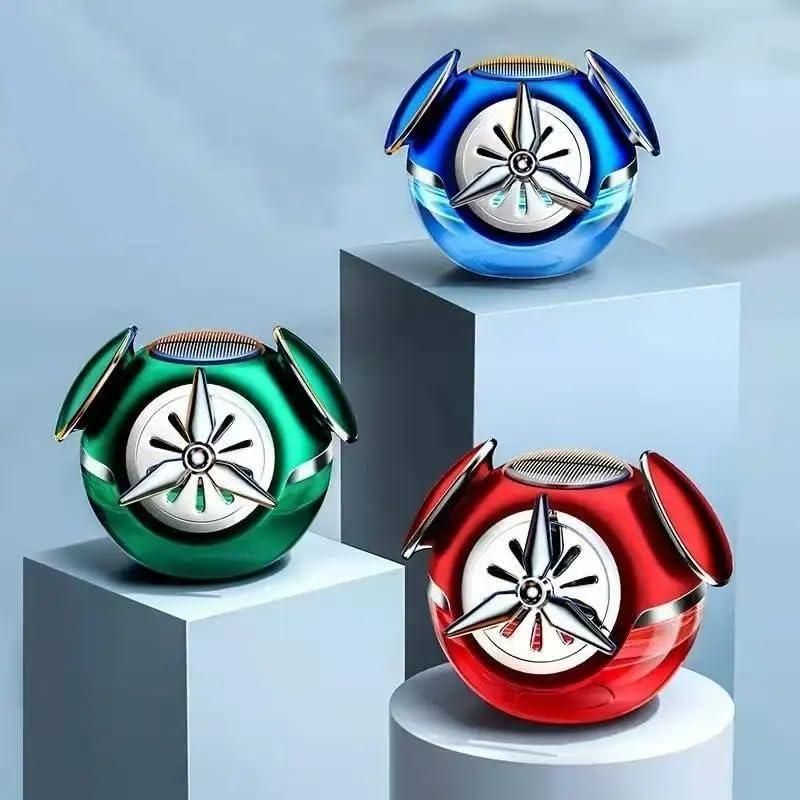 Powered Liquid Car Perfume - Auto Rotation Fan for Car Dashboard - Gifts4All