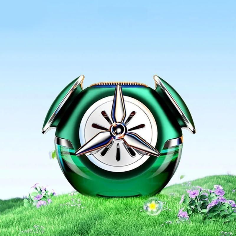 Powered Liquid Car Perfume - Auto Rotation Fan for Car Dashboard