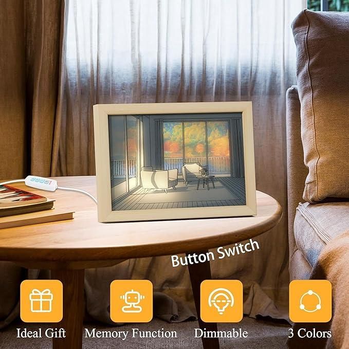 Sunset LED Night Light Painting Decoration - Gifts4All