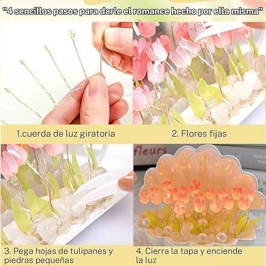 Tulip Night Light Flower Lamp Shell Light - Gifts4All