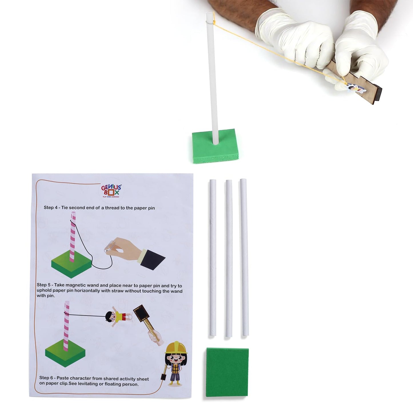 Genius Box  Play some Learning Educational Toy  for 5+ Year Age Marvelous Magnet Science Kit STEM DIY Learning 20 Multi Activity kit - Gifts4All