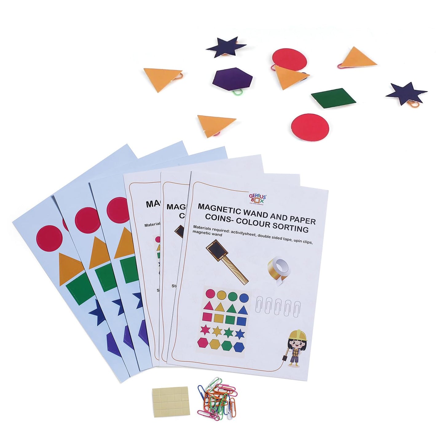 Genius Box  Play some Learning Educational Toy  for 5+ Year Age Marvelous Magnet Science Kit STEM DIY Learning 20 Multi Activity kit - Gifts4All