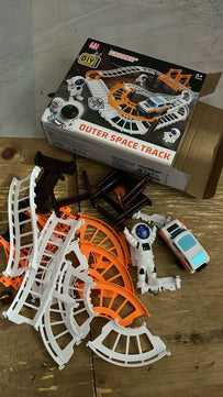 Astronaut Spaceship Track Set - Outer Space Toy Set for Kids