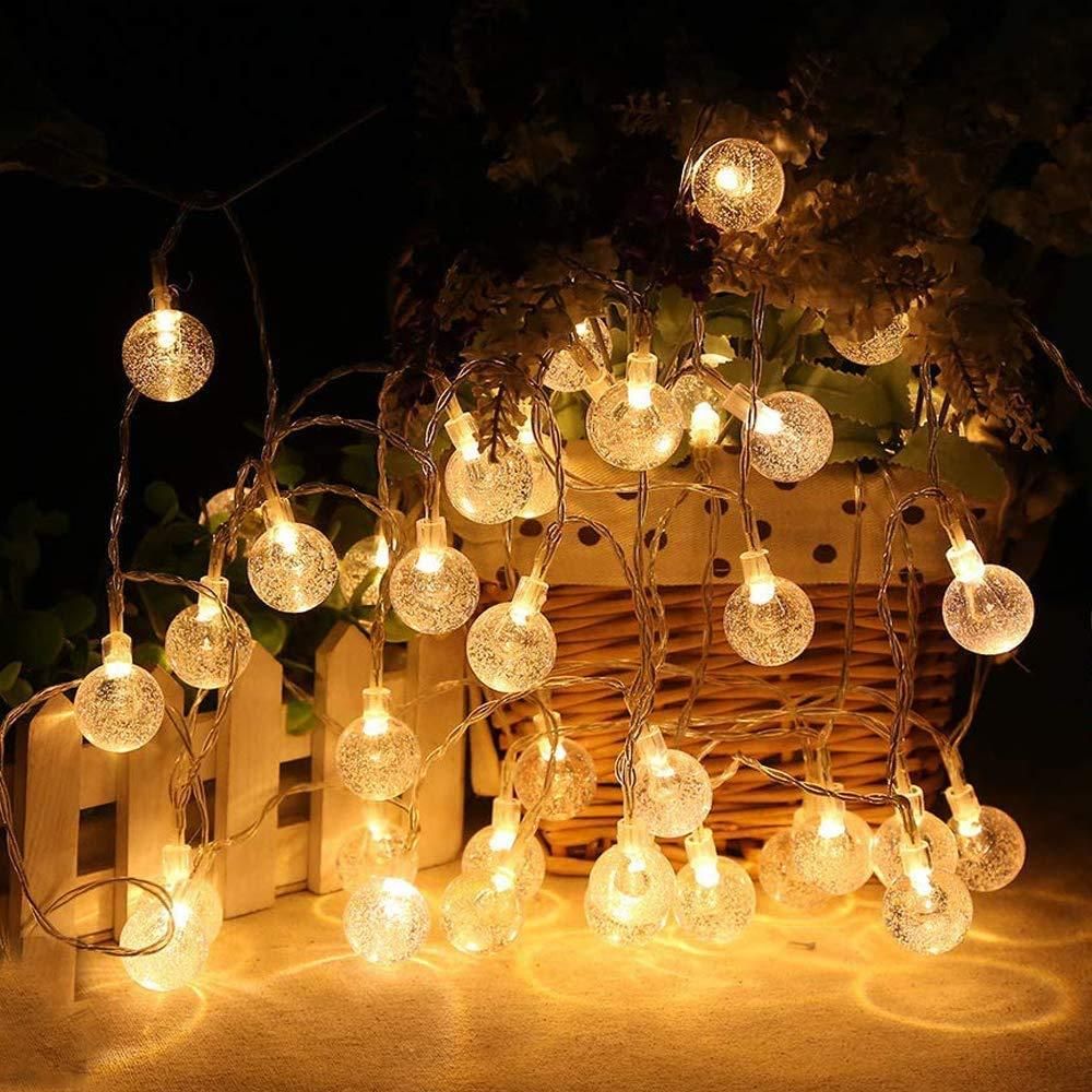 New 16 LED Crystal Balls String Light - Gifts4All