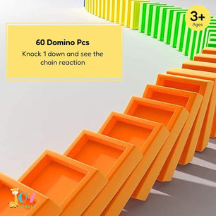 Train Toy Domino Set for Kids BPA Free Plastic with Sound Effects