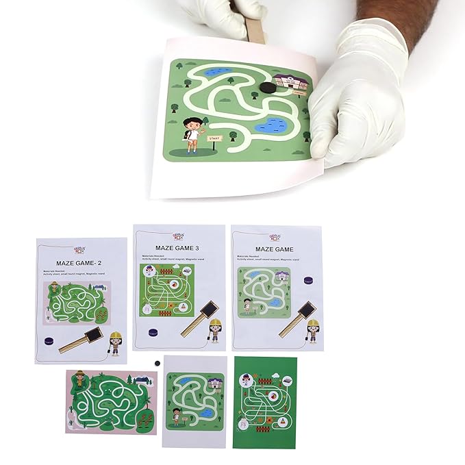 Genius Box  Play some Learning Educational Toy  for 5+ Year Age Marvelous Magnet Science Kit STEM DIY Learning 20 Multi Activity kit - Gifts4All