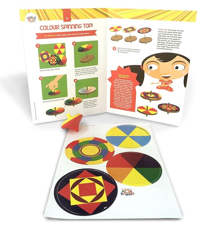 Genius Box - Play some Learning STEM Toy for 5+ Year Age: Light and Sound DIY,Activity Kit, Learning Kit, Educational Kit,Multicolor, Wood;Paper 15 Activity Kit - Gifts4All