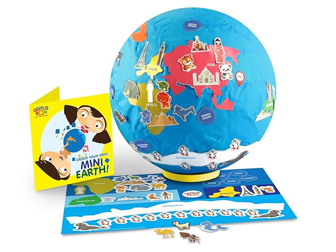 Genius Box - Play some Learning Toys for Children : Magical Planet Earth Educational Toys/Learning Kits/Educational Kits/STEAM - Gifts4All