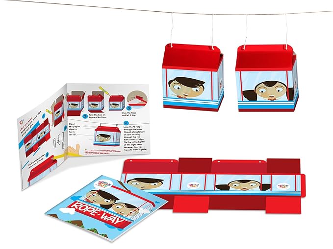 Genius Box - Play some Learning Transport Express Activity Kit,Paper,Multicolor (PLAK0016) 30 Activity Kit