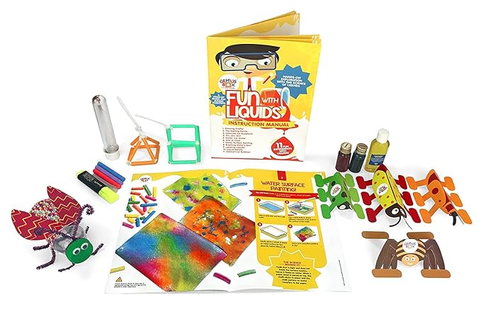 Genius Box - Play some Learning Kids Activity STEM Learning Educational Kit Science Splash for 5 Years and Above - Gifts4All