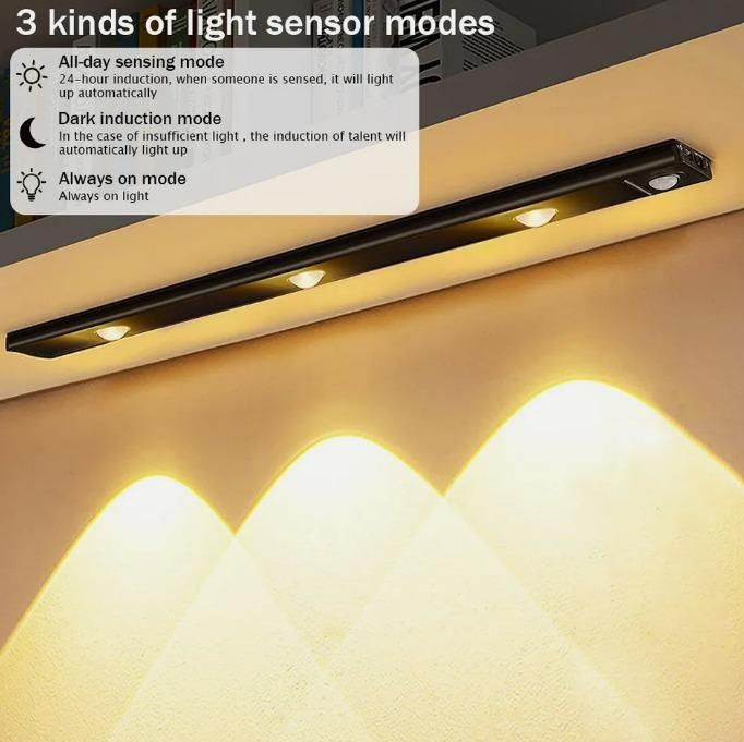 LED PIR Motion Sensor Cabinet  With USB Rechargeble - Gifts4All