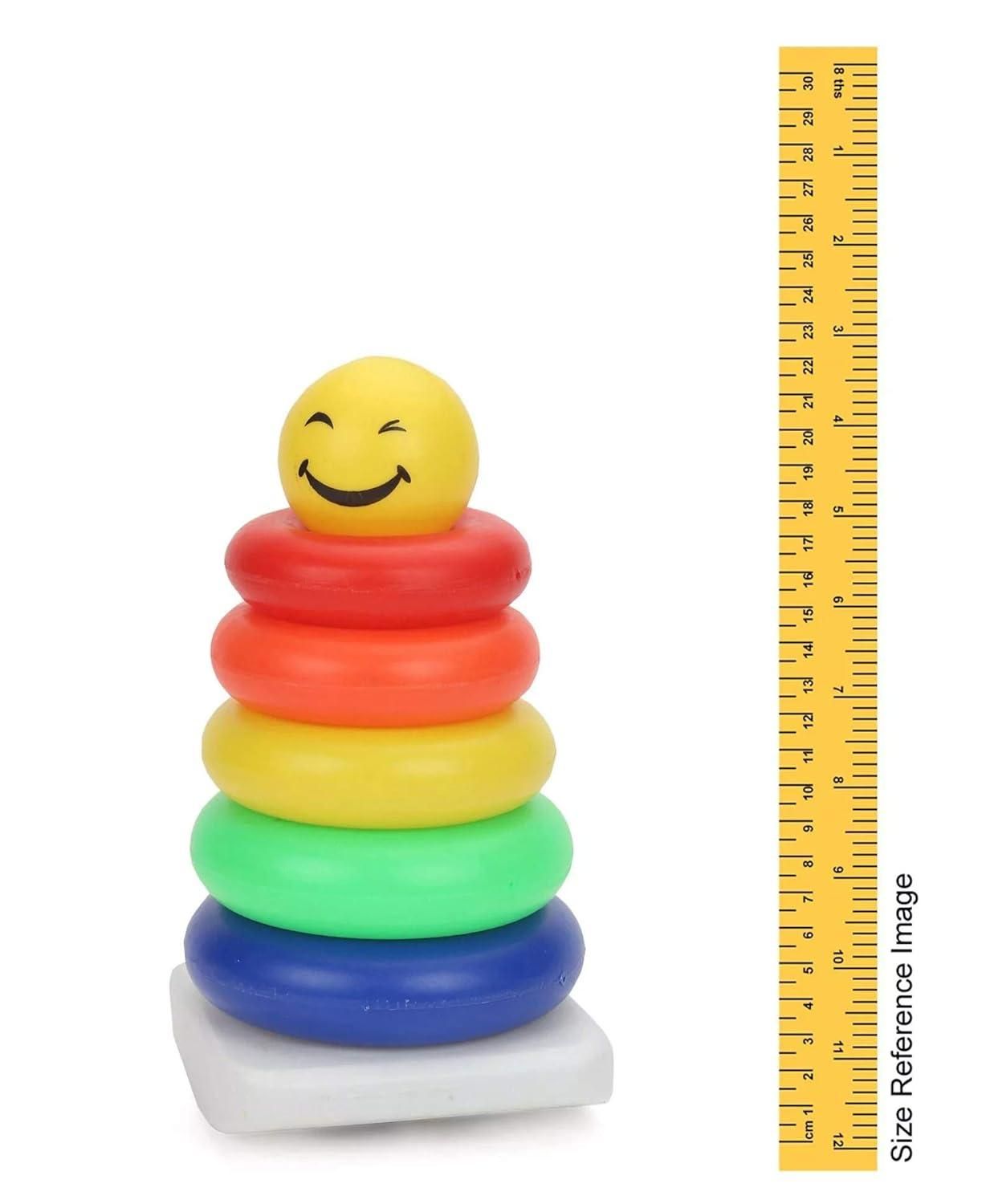 Junior Smiley Stacking Multicolour 5 Rings for Toddlers - Gifts4All
