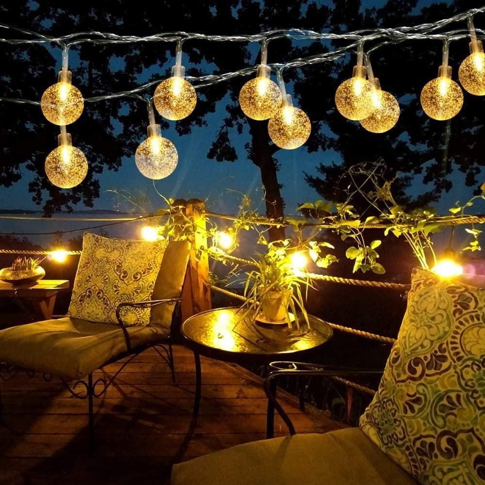 New 16 LED Crystal Balls String Light - Gifts4All