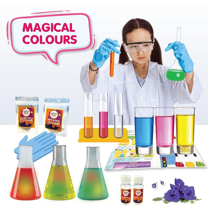 Genius Box - Play some Learning 3 in 1 Activity S.T.E.M Learning Kit for Children Age 7+ : Magical Science Activity Kit