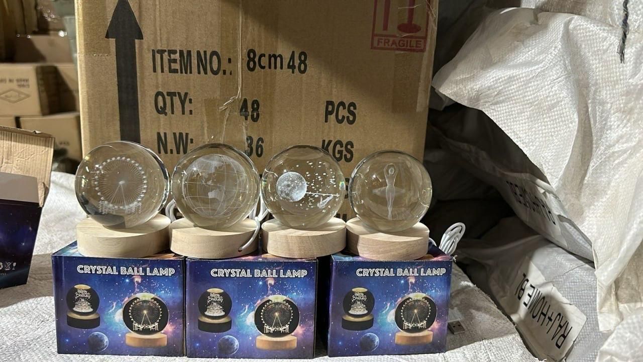 3D Crystal Lamp Ball(Assorted Design) - Gifts4All