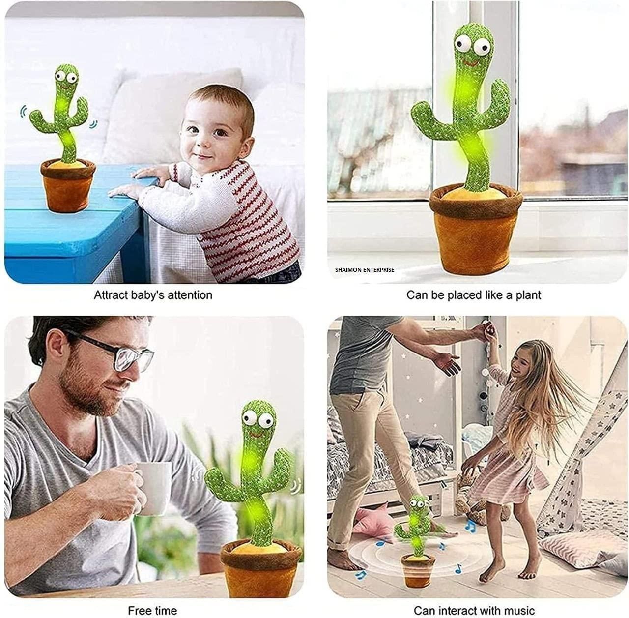 LED Musical Dancing & Mimicry Cactus Toy - Gifts4All