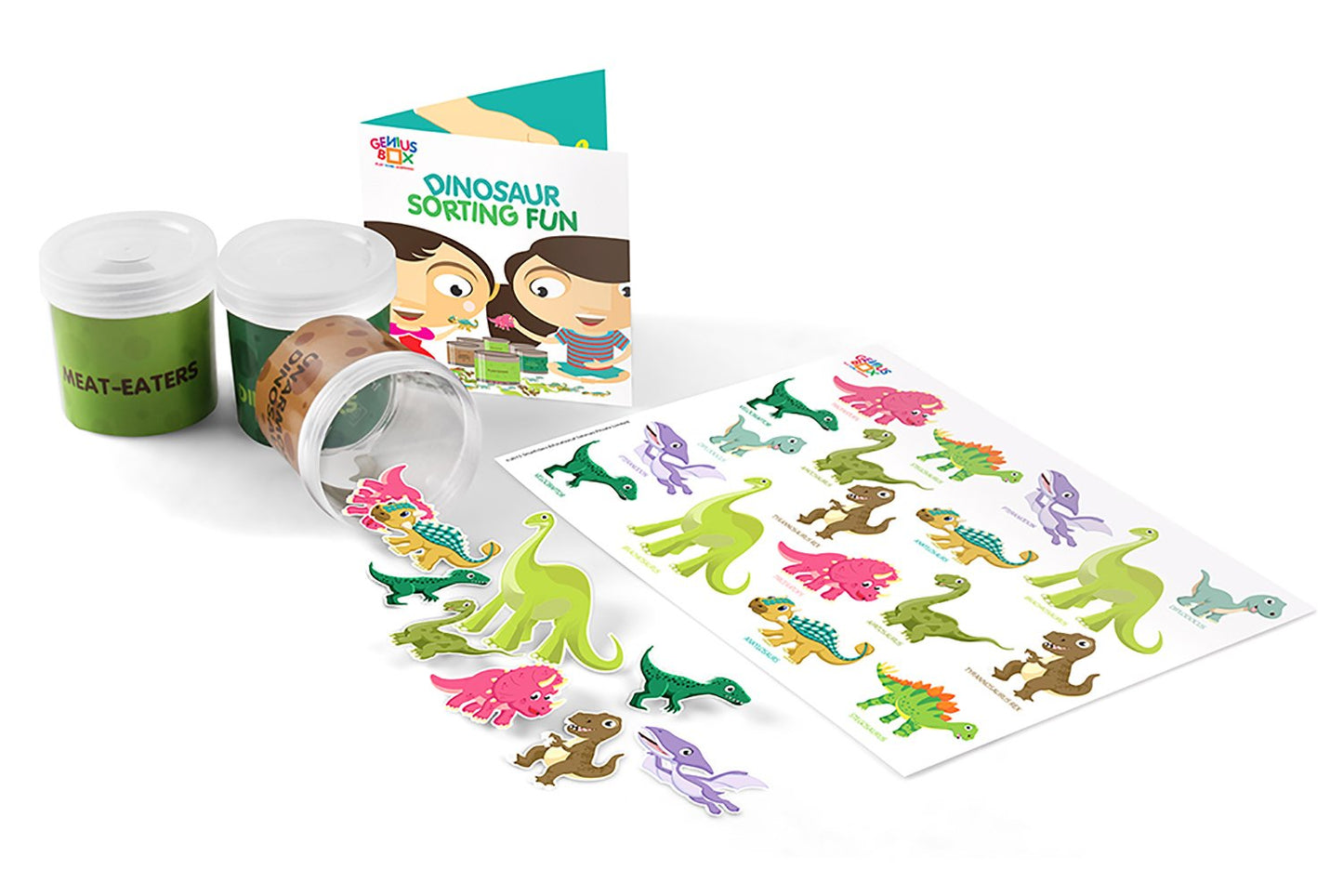 Genius Box - Play some Learning Educational Toy for 5+ Year Age: Discovering Dinosaurs DIY, Activity Kit, Learning Kit, Educational Kit, STEM Toy 16 Activity Kit - Gifts4All