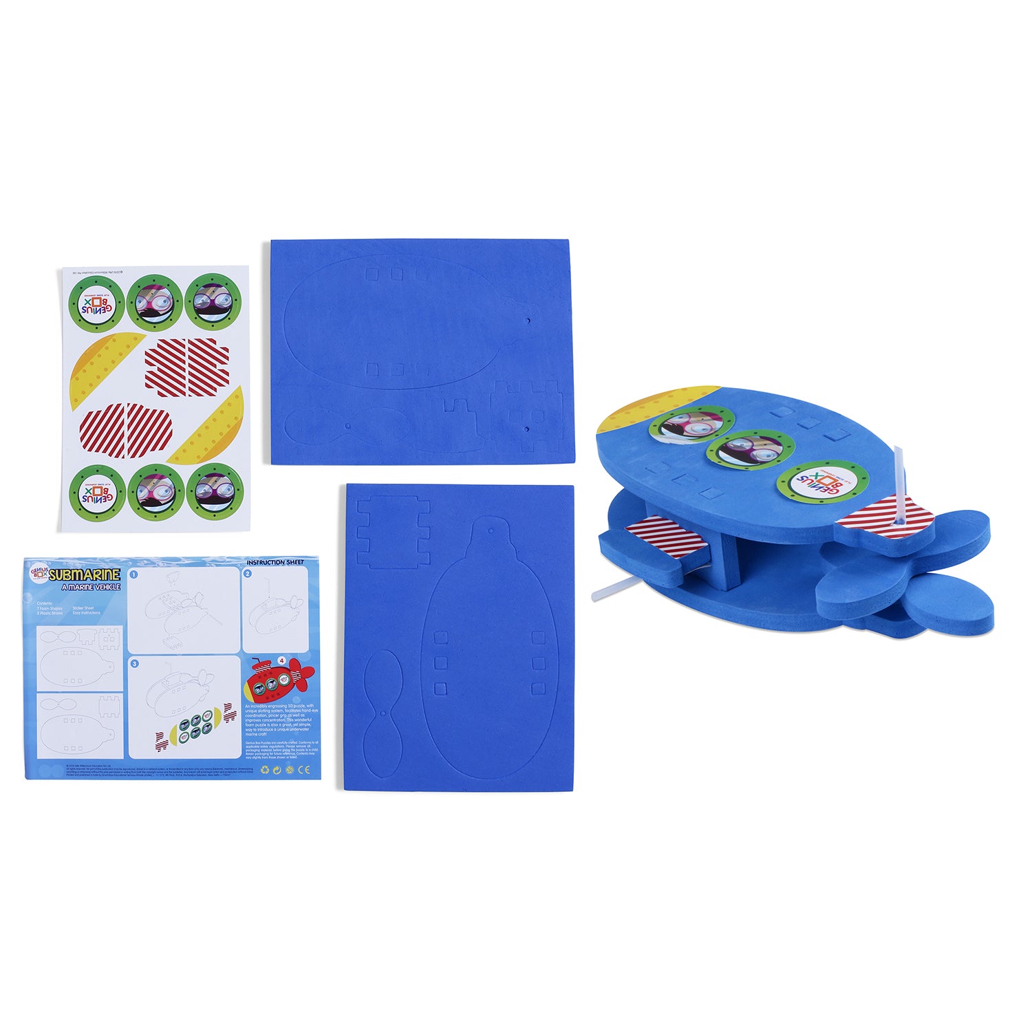 Genius Box  Play some Learning Educational Toy  for 3+ Year Age My first Underwater Science kit STEM DIY Learning 11 Multi Activity kit