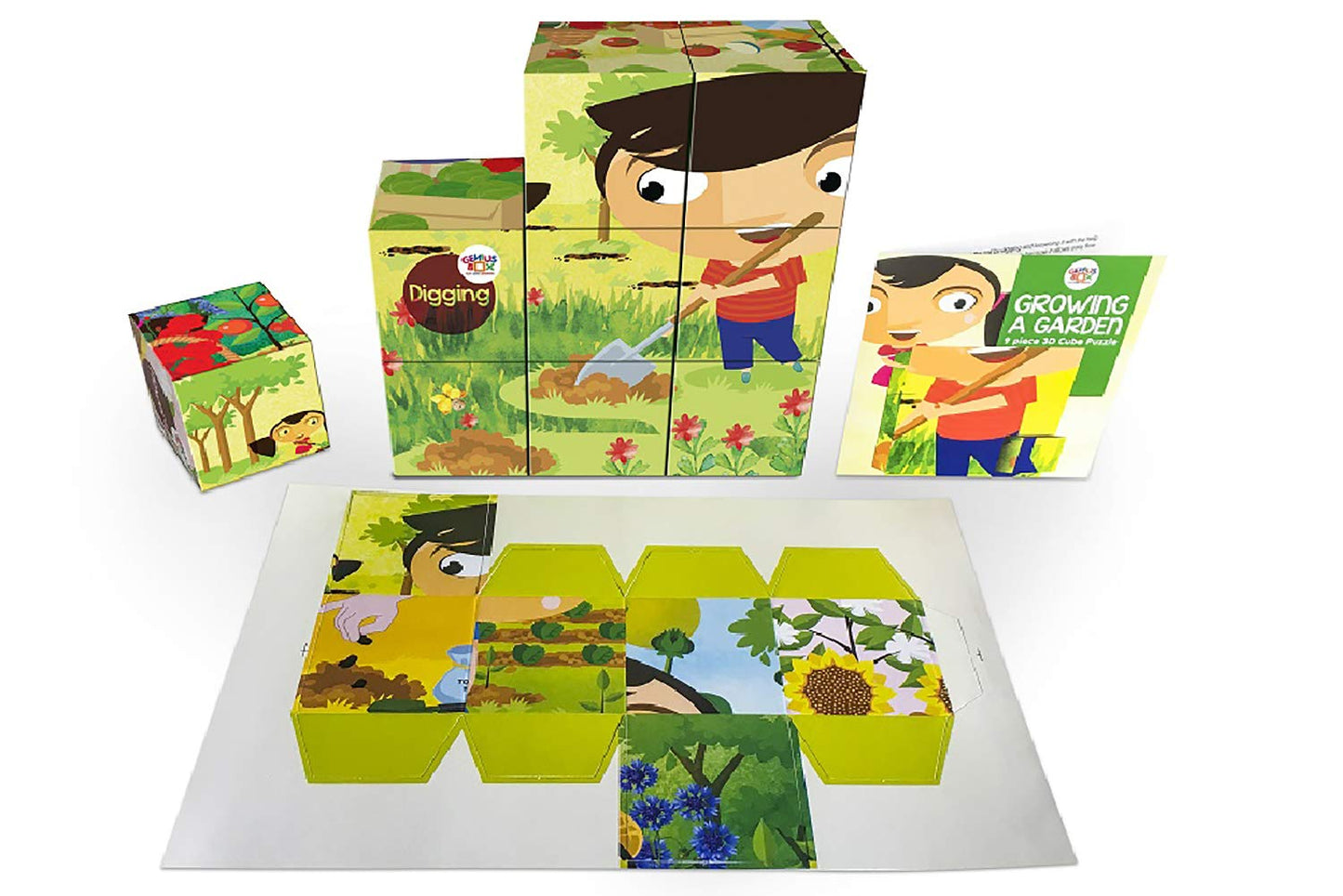 Genius Box Learning STEM Toy for 5+ Year Age: Garden Adventure DIY,Activity Kit, Learning Kit, Educational Kit 30 Activity Kit - Gifts4All