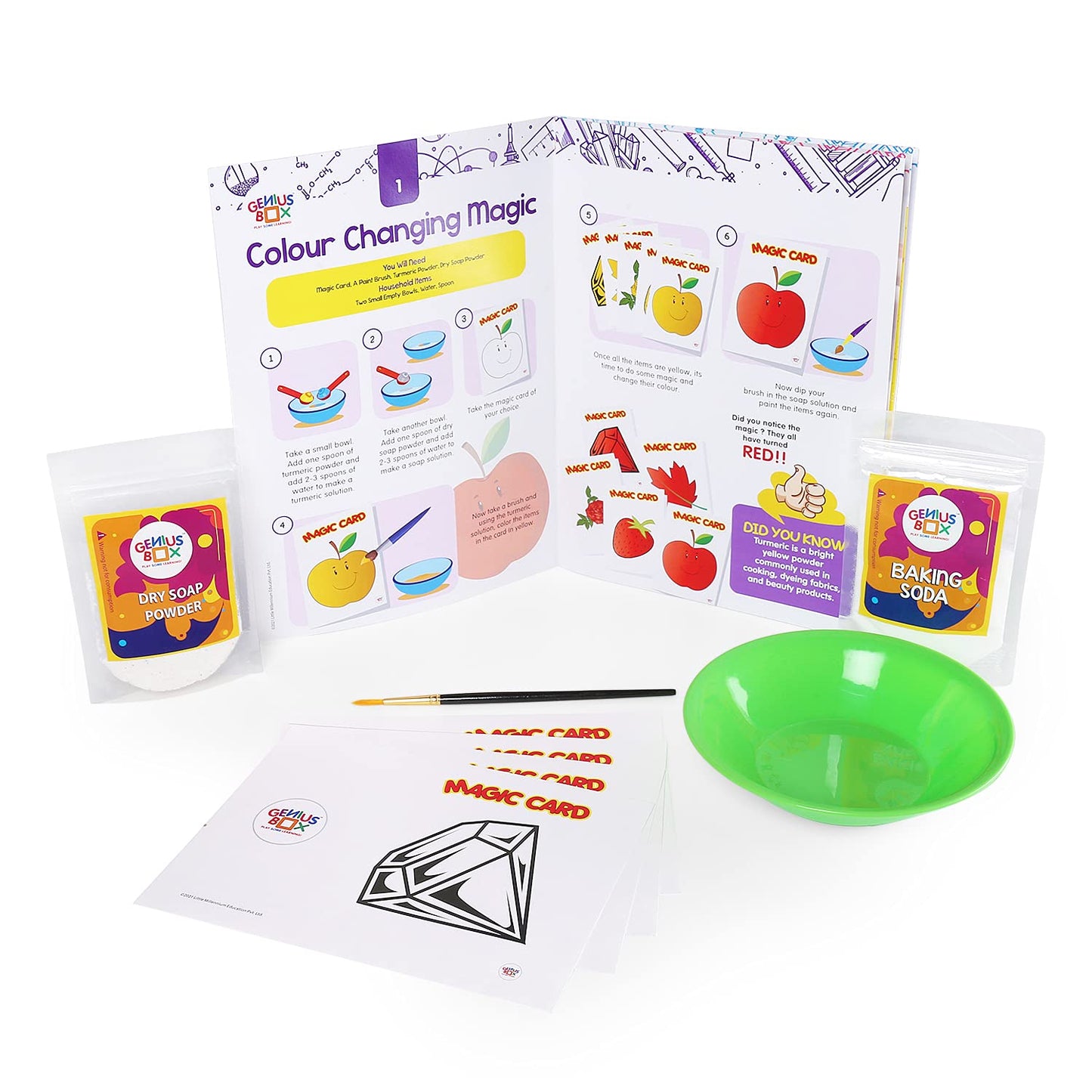 Genius Box Incredible Science Activity Kit for 4 Years and Up : DIY Kit, Educational Toy, Educational Kit, STEM Toy, Science Experiment, Learning Kit - Gifts4All