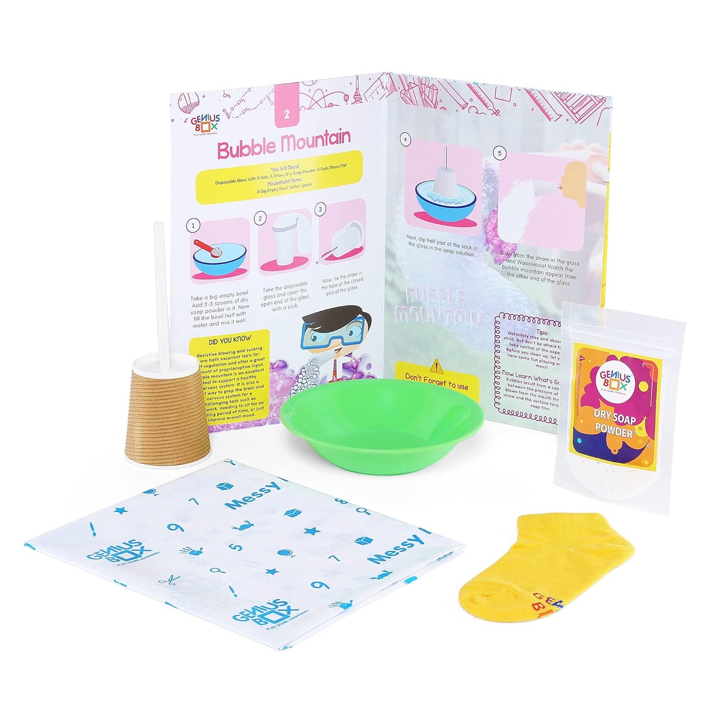 Genius Box Incredible Science Activity Kit for 4 Years and Up : DIY Kit, Educational Toy, Educational Kit, STEM Toy, Science Experiment, Learning Kit - Gifts4All