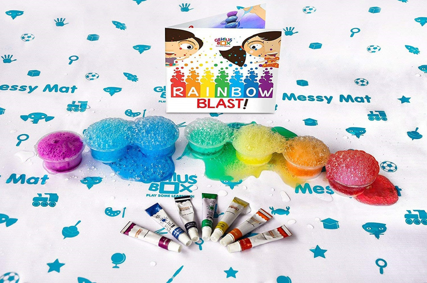 Genius Box - Play some Learning 24 in 1 Activity & Learning Kit for Children Age 3+ : Magical Colours Educational - Gifts4All