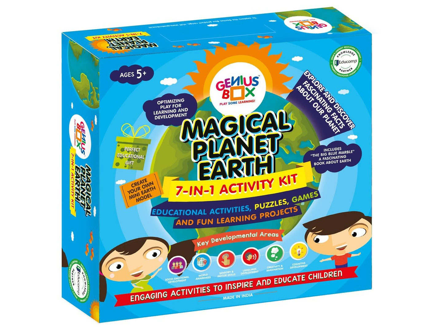 Genius Box - Play some Learning Toys for Children : Magical Planet Earth Educational Toys/Learning Kits/Educational Kits/STEAM - Gifts4All