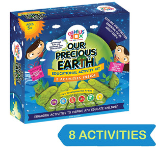 Genius Box Educational Toy for 5 Years and Up: Our Precious Earth DIY, Activity Kit, Experiment, Learning Kit, Educational Kit, STEM Toy