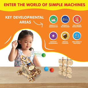 Genius Box - Play some learning Slingshot Catapult DIY Science Kit for 8 Years and Up, STEM Toy, Learning Kit, Educational and Construction Based Activity Toy