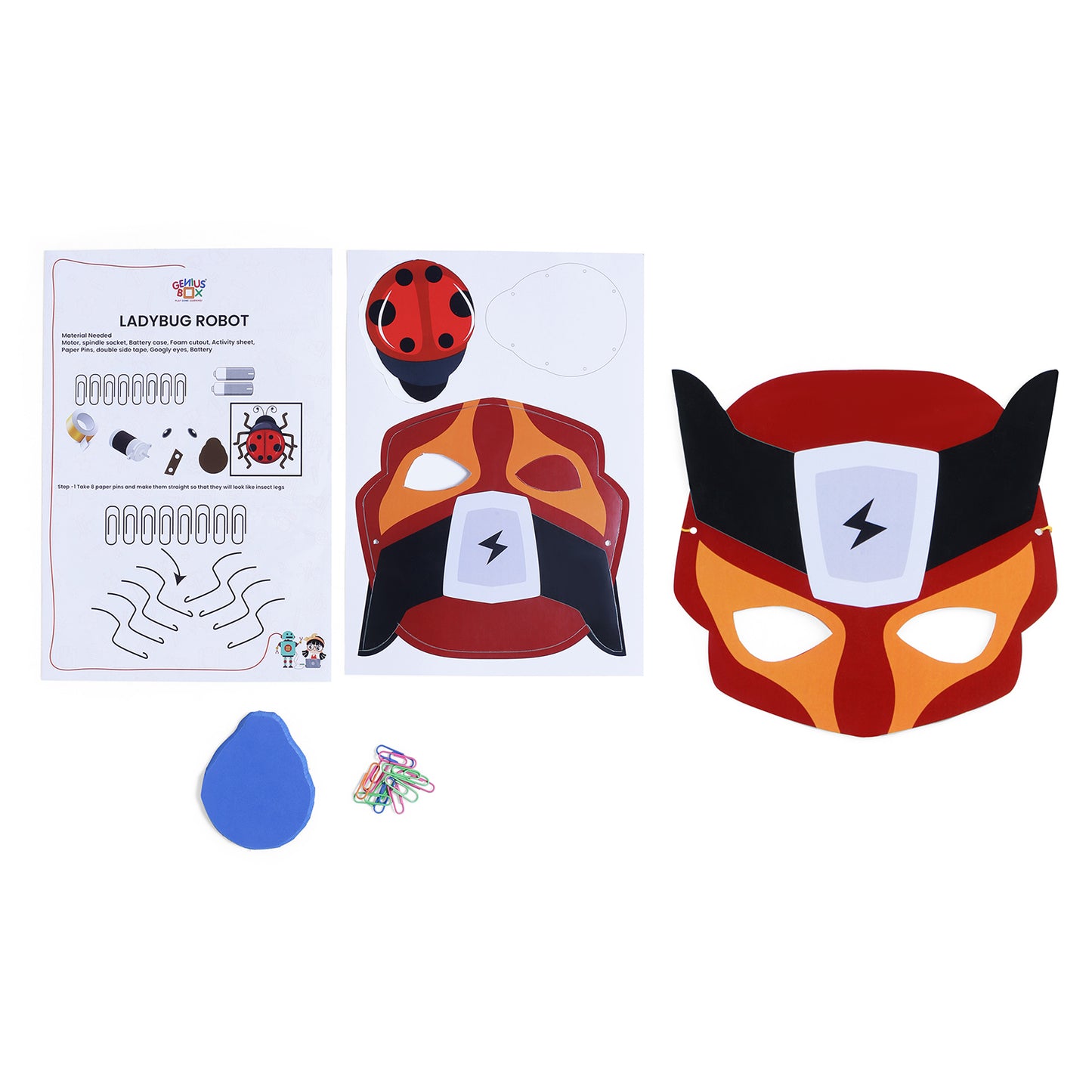 Genius Box  Play some Learning Educational Toy  for 5+ Year Age Ultimate Robotics Kit STEM DIY Learning 10 Multi Activity kit - Gifts4All